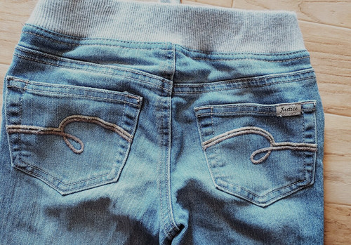 Justice girls jeans sz 8r - girls', jeans,